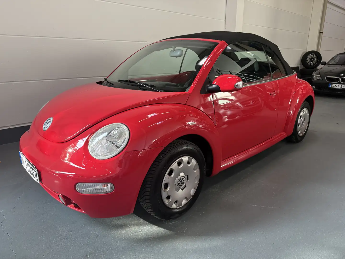 Volkswagen New Beetle 2.0Cabrio Highline*Leder*Klima*Sitzheiz.*erst78TKM Rot - 1