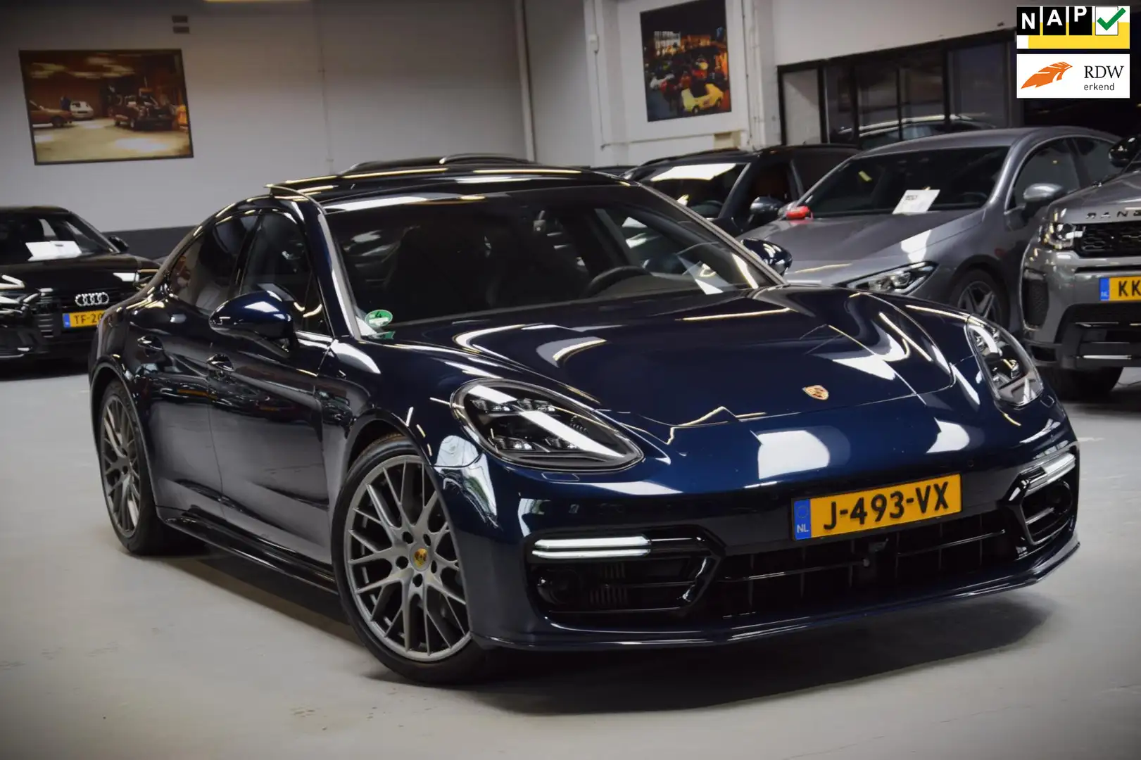 Porsche Panamera 2.9 4S 441PK Panorama|Night-Vision|441pk!!|ACC|18- Bleu - 1