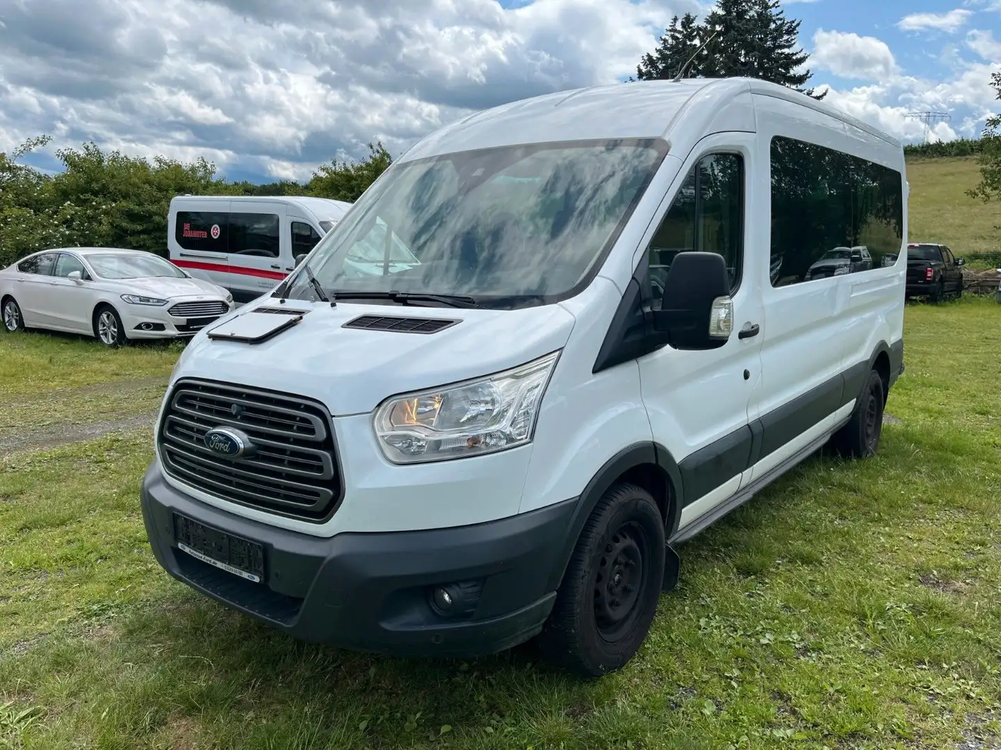 Ford Transit Kombi 350 L3 Trend*Klima*3-Sitzer*Rampe Weiß - 1