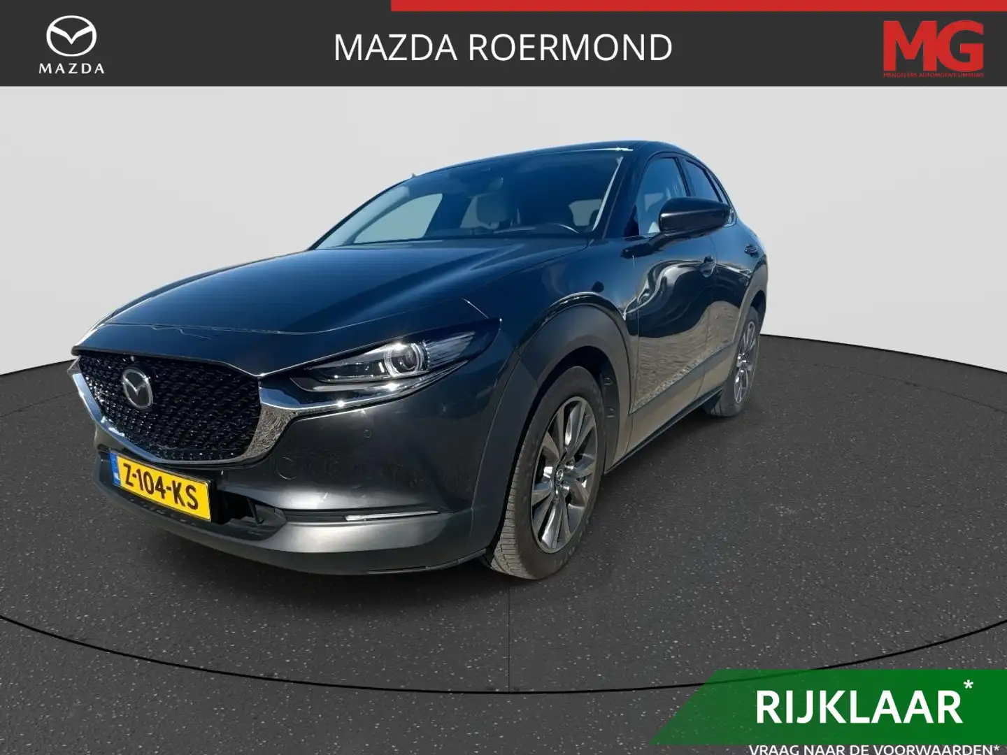 Mazda CX-30 2.0 e-SkyActiv-X M Hybrid Luxury | Rijklaar | Appl Grijs - 1