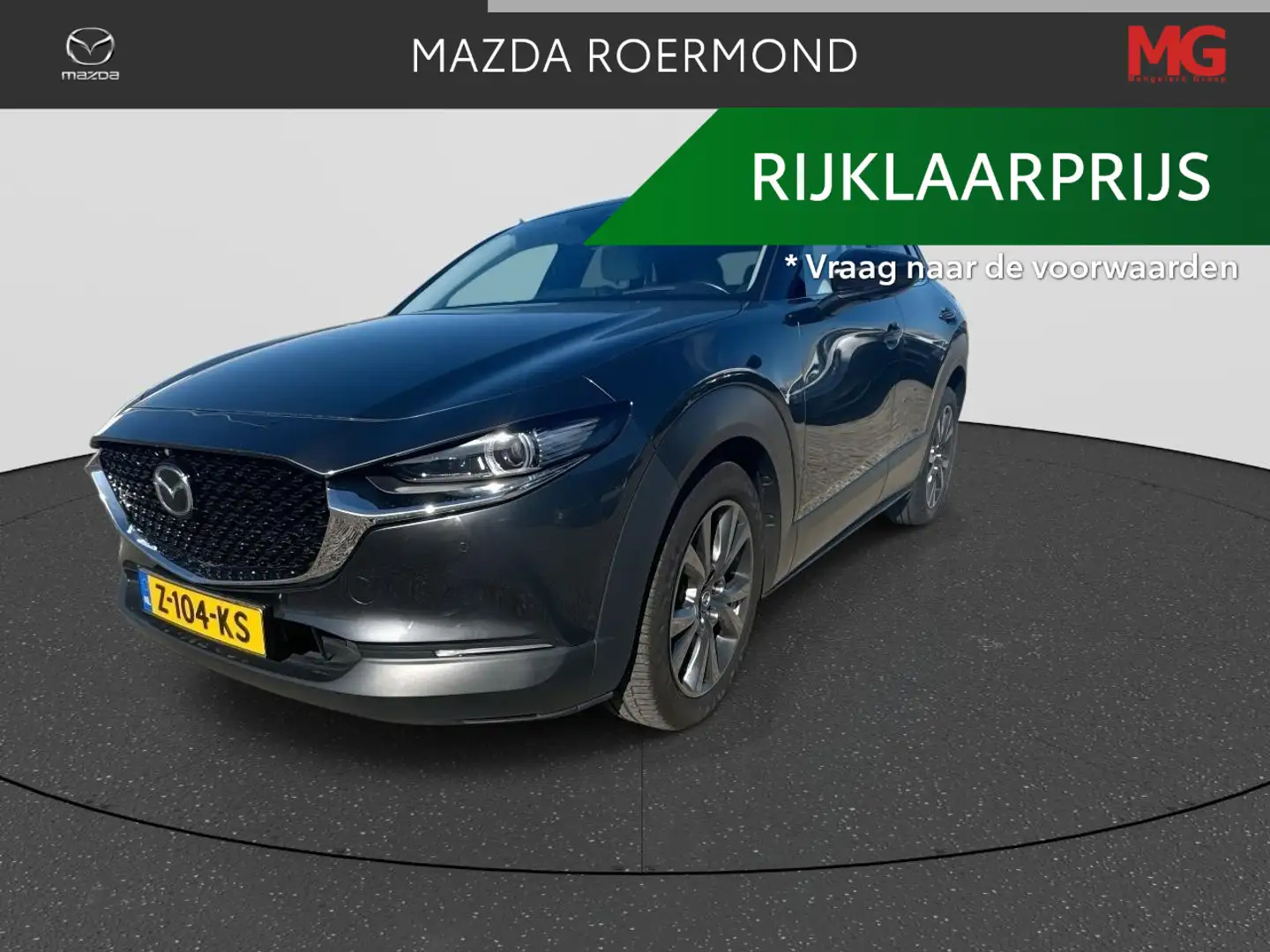 Mazda CX-30 2.0 e-SkyActiv-X M Hybrid Luxury | Rijklaar | Appl Gris - 1