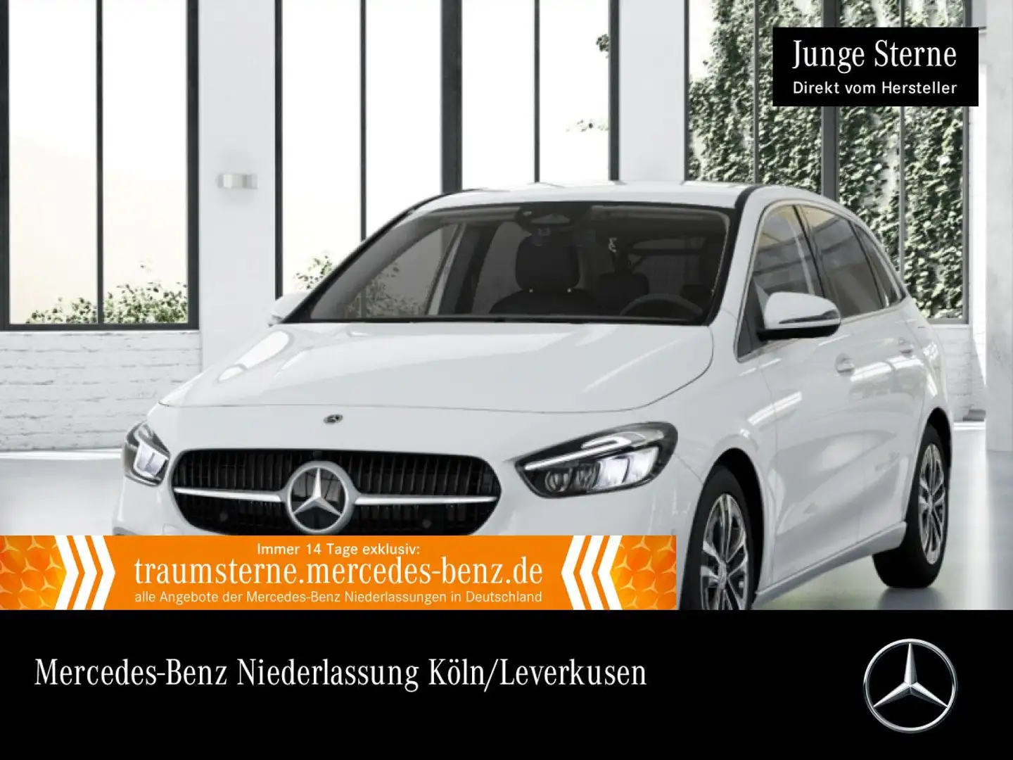 Mercedes-Benz B 220 d PROGRESSIVE+AHK+LED+KAMERA+TOTW+KEYLESS+8G Weiß - 1
