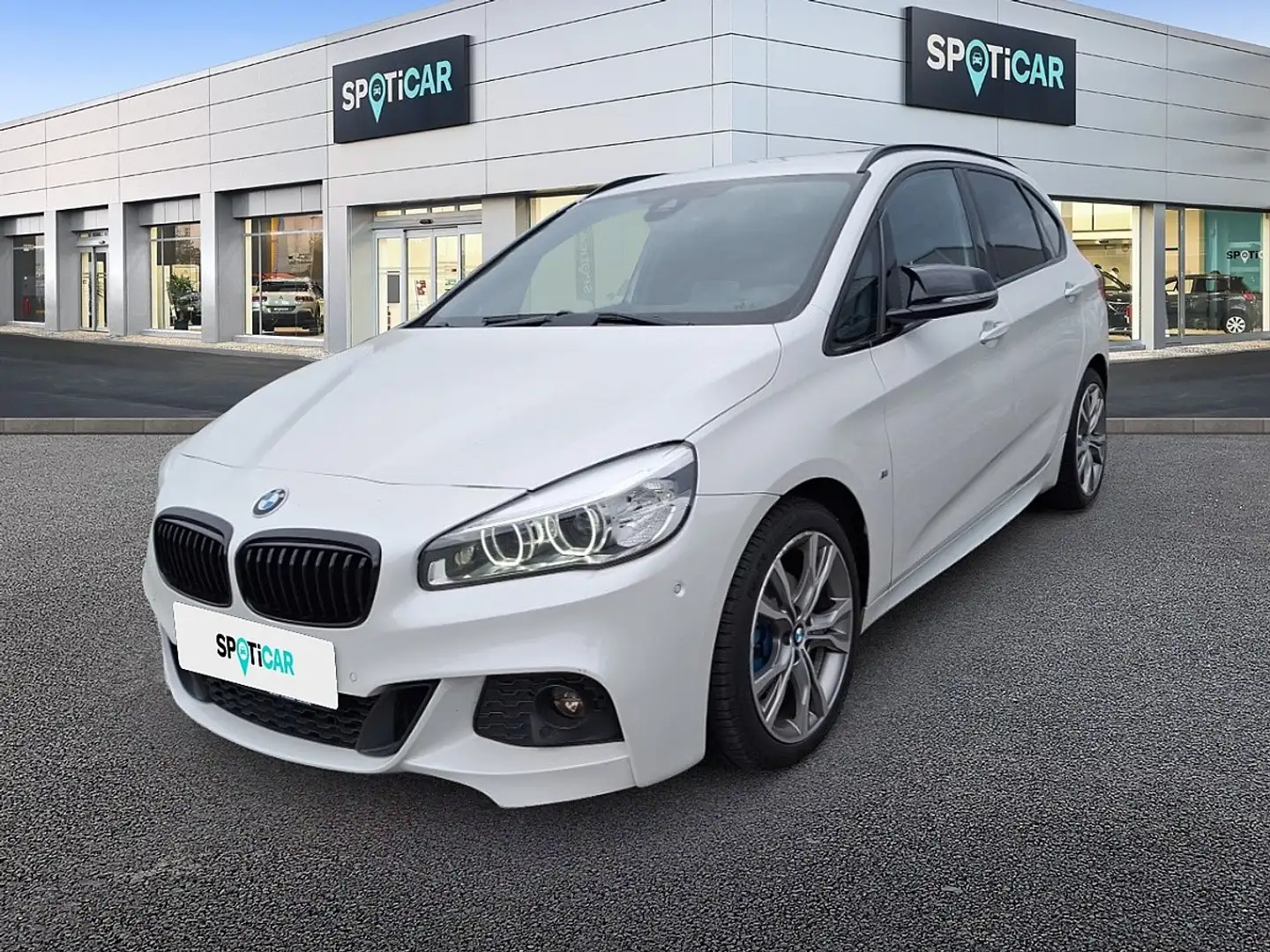 BMW 218 d Active Tourer M Sport Aut. Blanc - 1