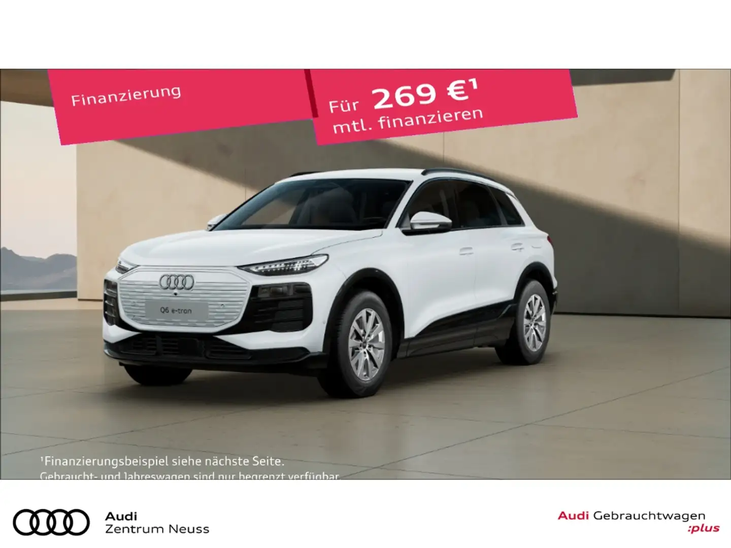 Audi Q6 e-tron 185 kW Blanc - 1