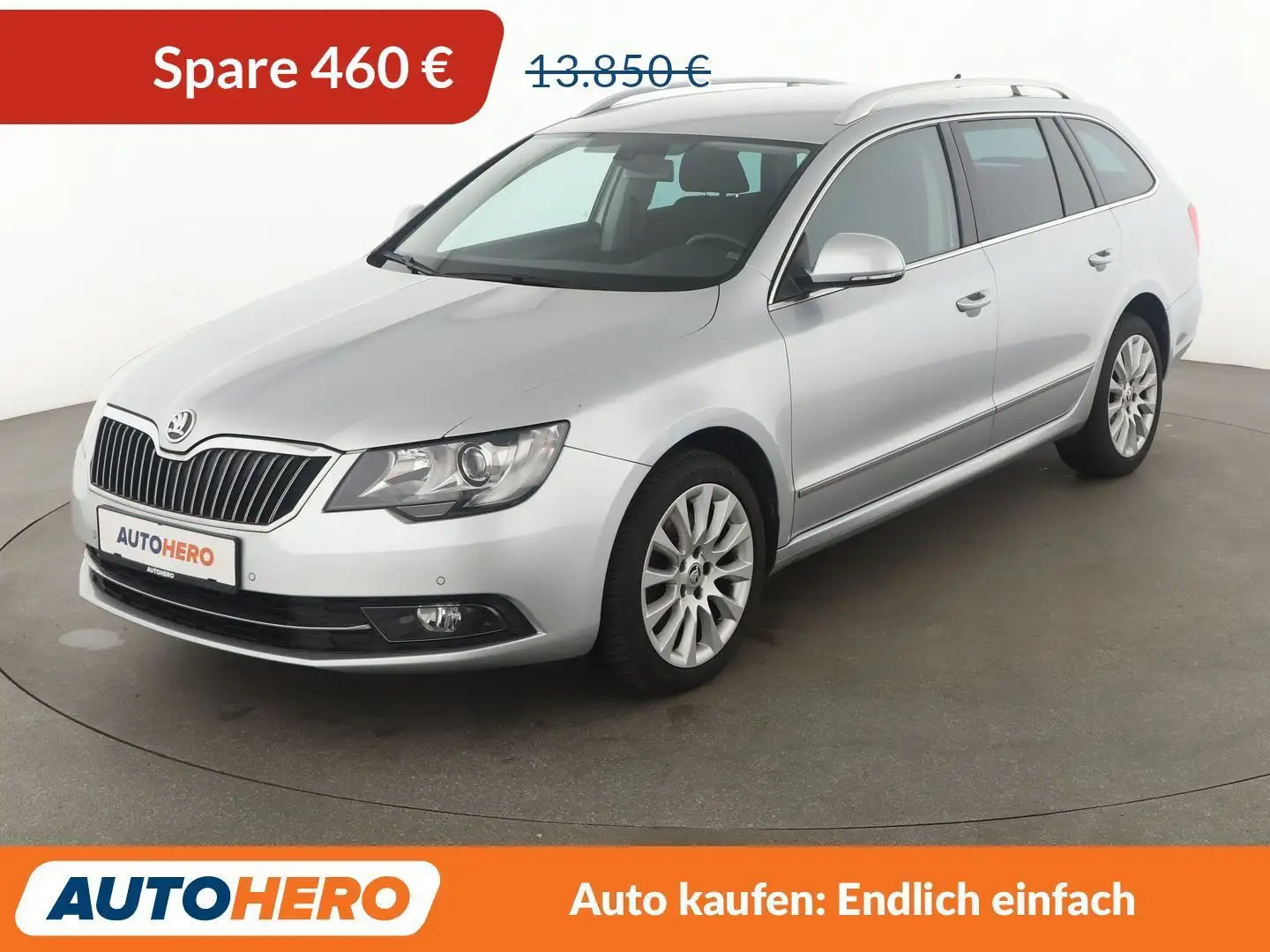 Skoda Superb 2.0 TDI Ambition*NAVI*TEMPO*PDC*ALU* Silber - 1