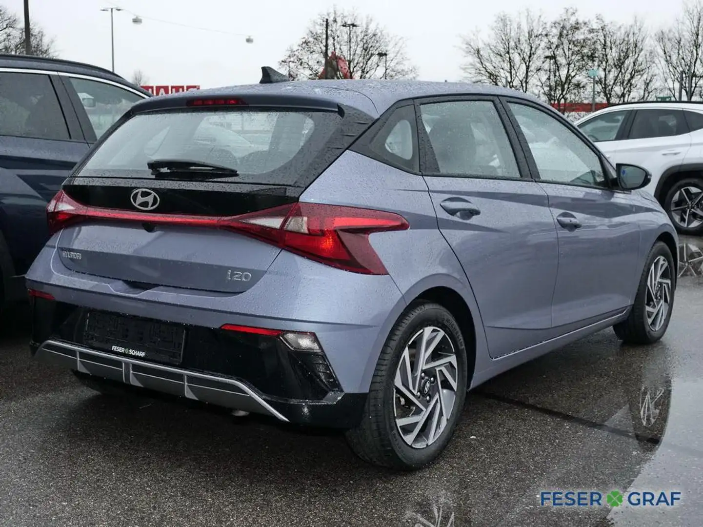 Hyundai i20 TREND & KOMFORT NAVI CAM SHZ LHZ KLIMA USB Bleu - 2