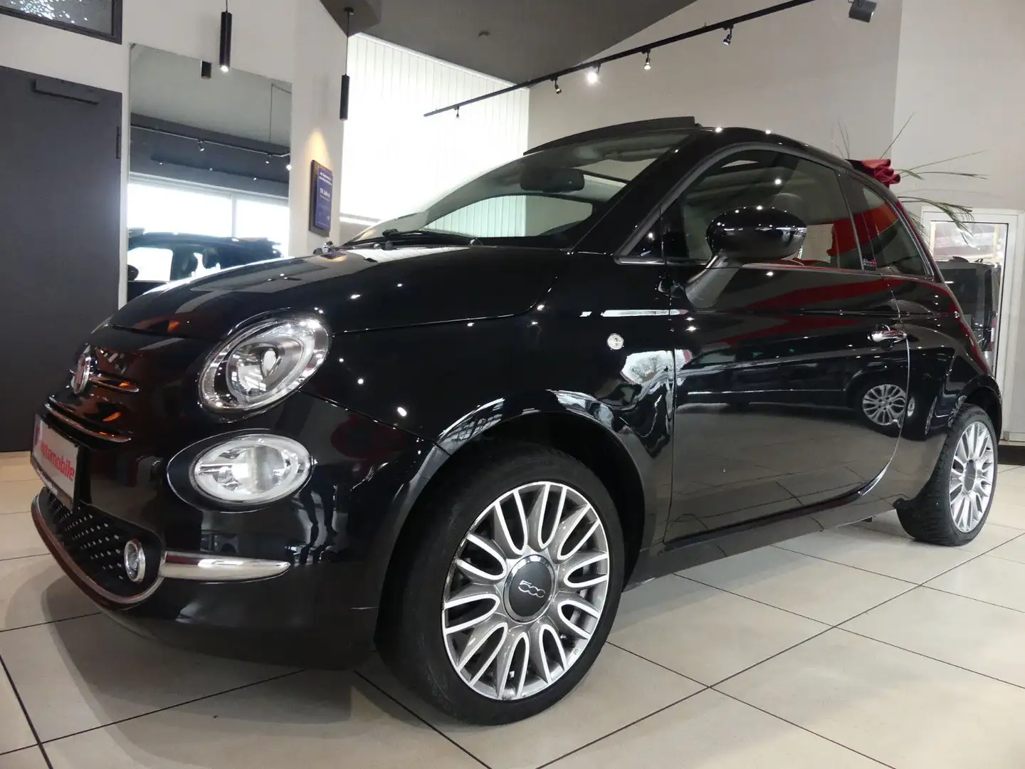 Fiat 500C 500 Cabrio Lounge Bluetooth*Allwetter*PDC*ab139€ Schwarz - 1