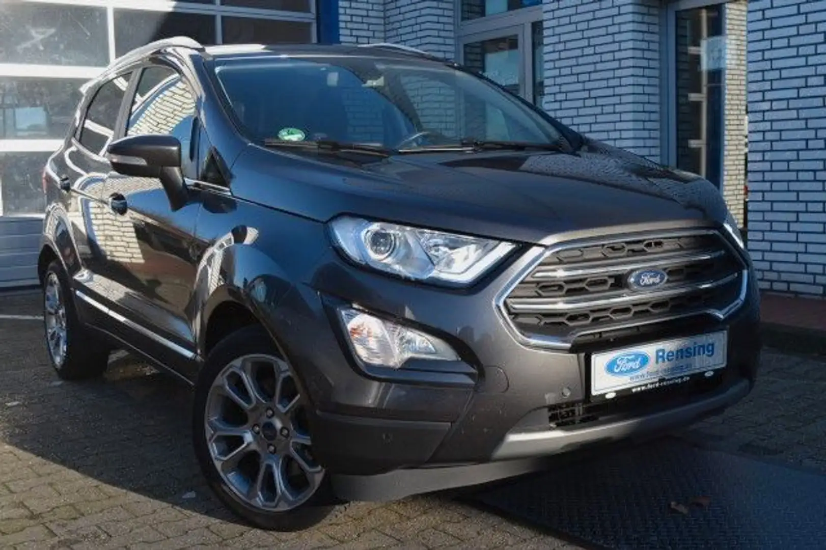 Ford EcoSport Titanium X AHK Glasdach Kamera NAVI Grigio - 1