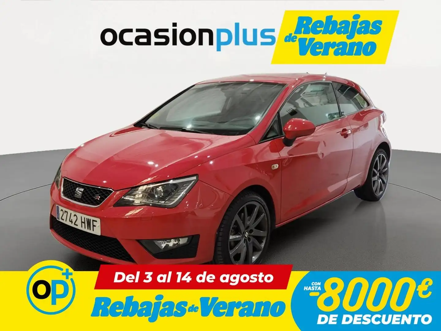 SEAT Ibiza SC 1.6TDI CR FR 105 Rojo - 1