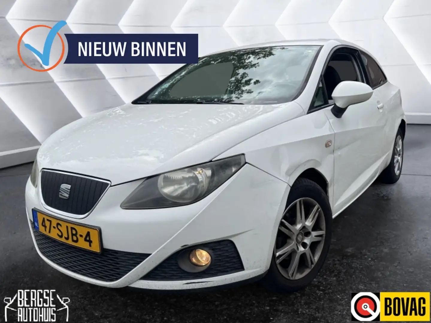 SEAT Ibiza SC 1.2 TDI COPA Eco. Cruise Airco Nap White - 1