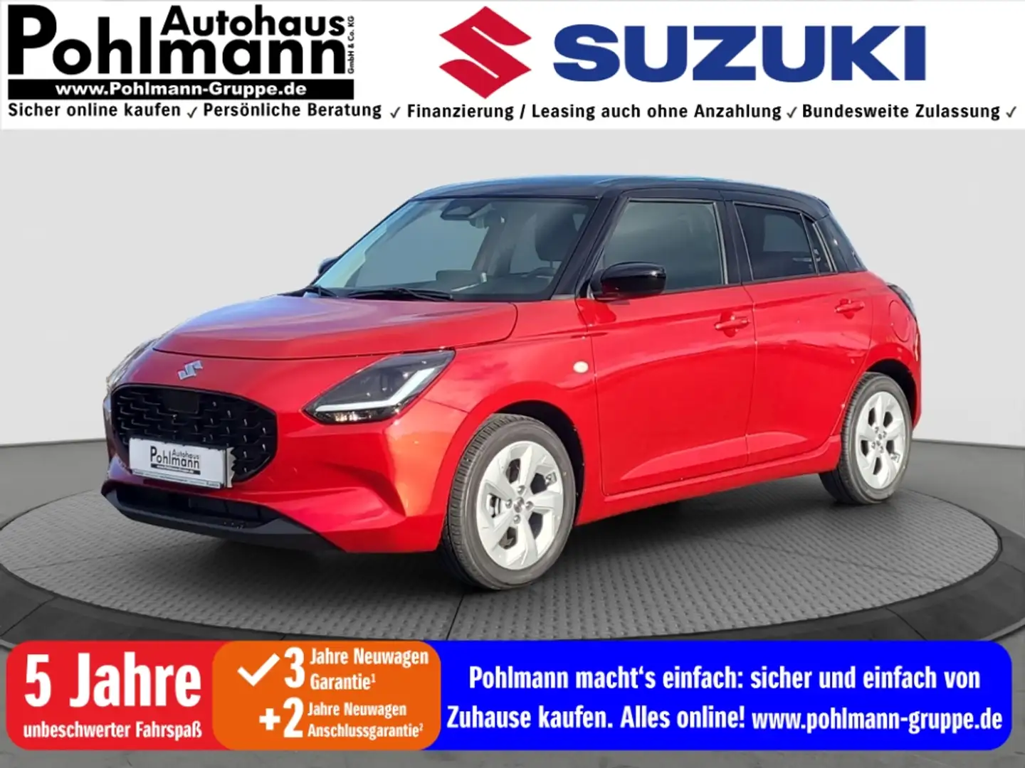 Suzuki Swift 1.2 HYBRID Comfort LED Apple CarPlay Android Auto Rouge - 1