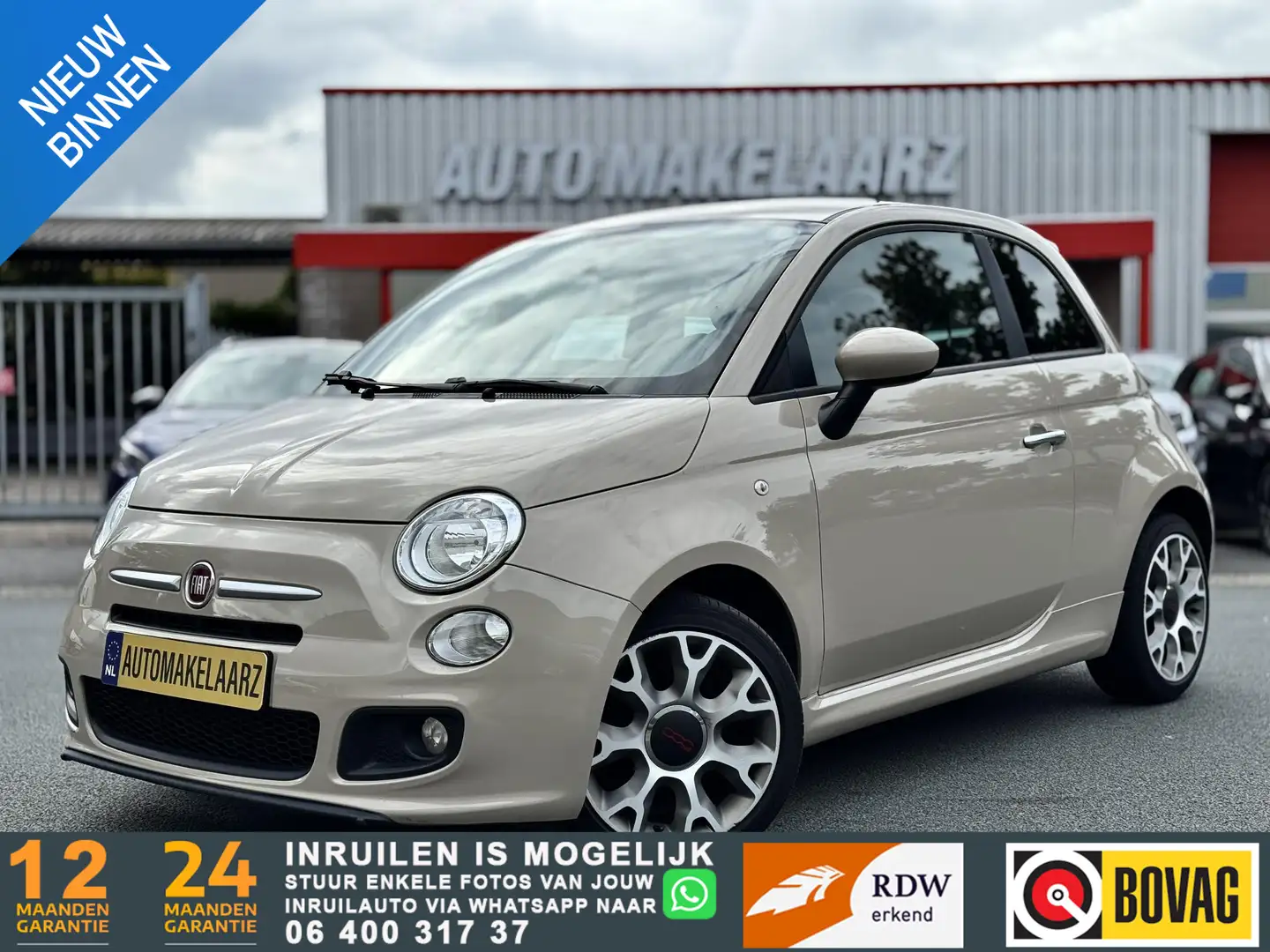 Fiat 500 0.9 TwinAir Turbo 500S NAP VIRTUAL DASH Bruin - 1