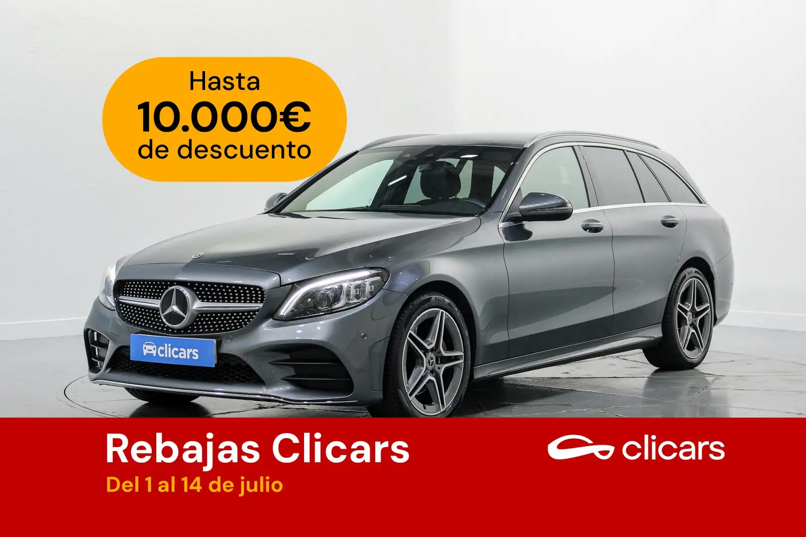 Mercedes-Benz C 220 Estate 220d 4Matic 9G-Tronic Gris - 1