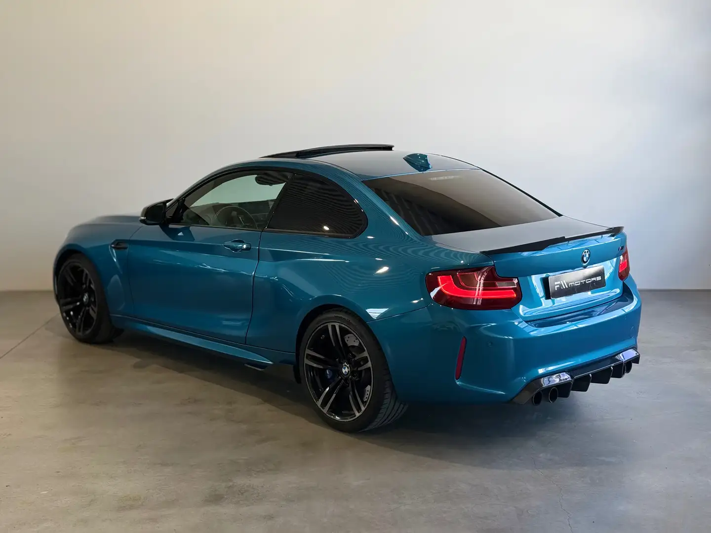 BMW M2 F87 M2 N55,SCHIEBEDACH,SZH,TEMPOMAT,CARBON SPOILER Blau - 2