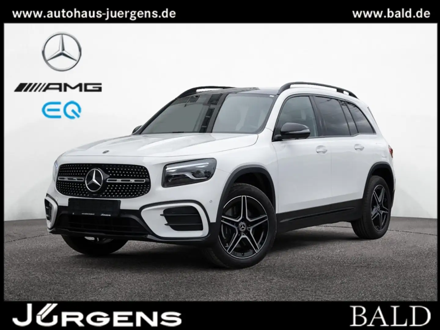 Mercedes-Benz GLB 220 4M AMG-Sport/ILS/360/Pano/AHK/Night/Totw Weiß - 1