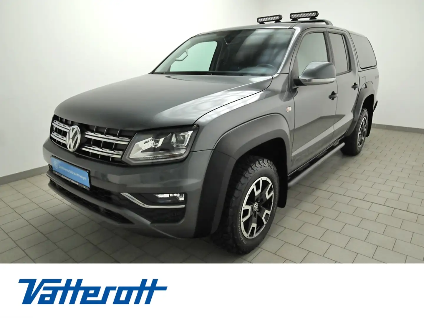 Volkswagen Amarok DC Canyon LED Lampenbügel Hardtop AHK Grau - 1