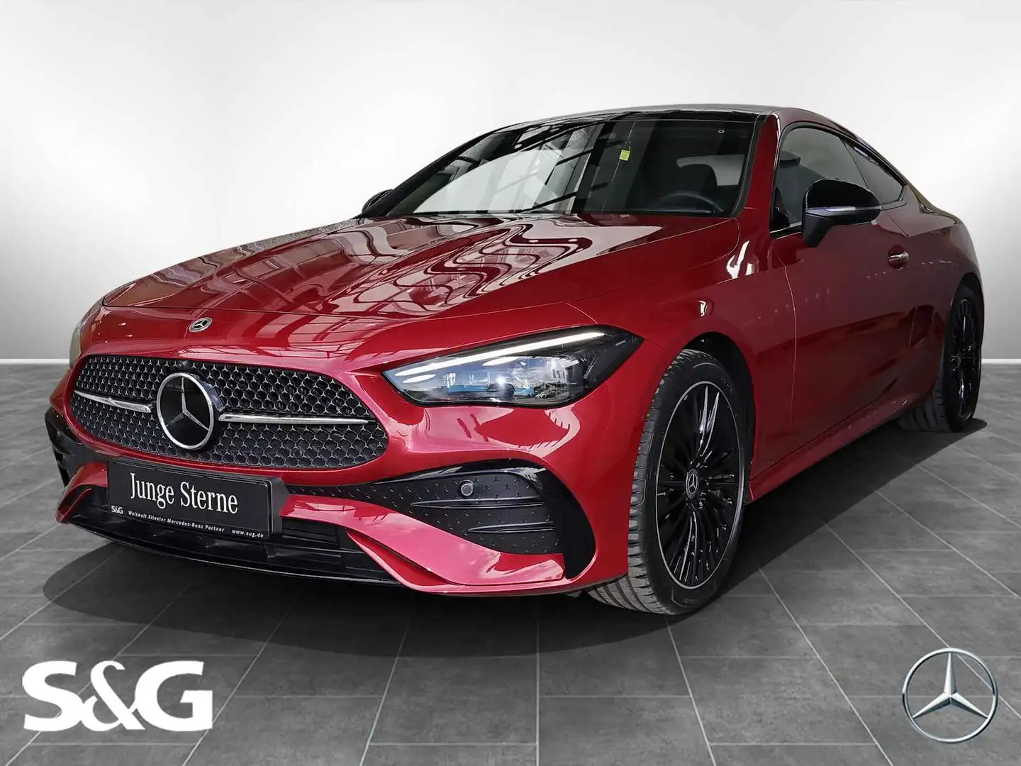 Mercedes-Benz CLE 200 Coupé AMG PANO+19 ZOLL+360°+DISTRONIC Czerwony - 1