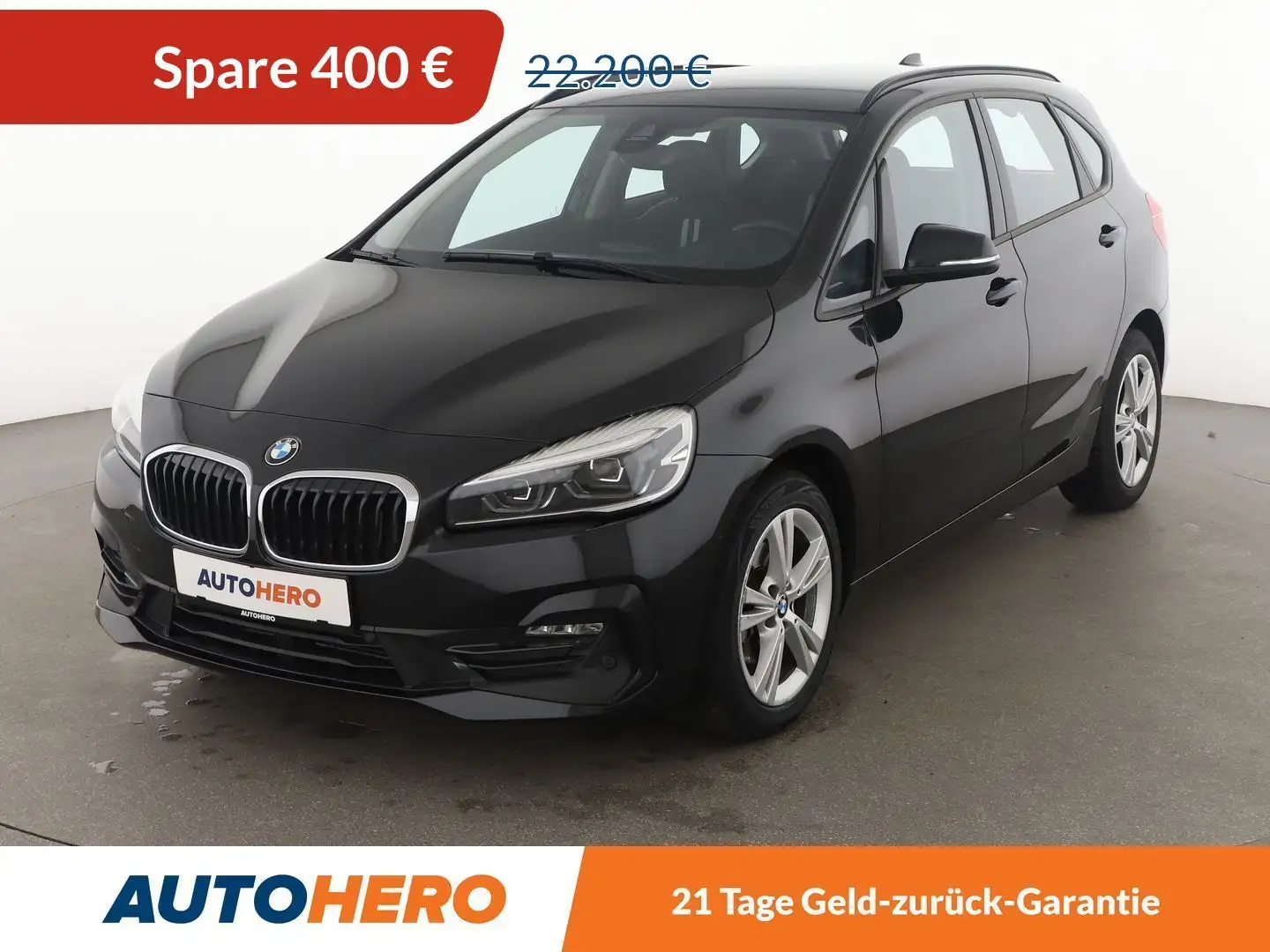 BMW 218 i Active Tourer Sport Line Aut.*NAVI* Schwarz - 1