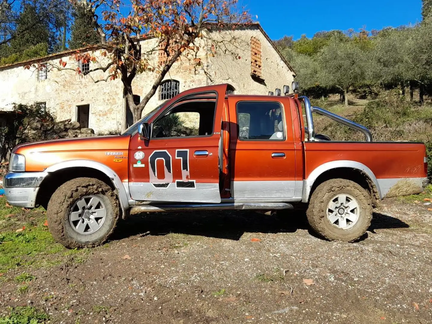 Ford Ranger Ranger 2.5 tdi double cab XLT Orange - 1