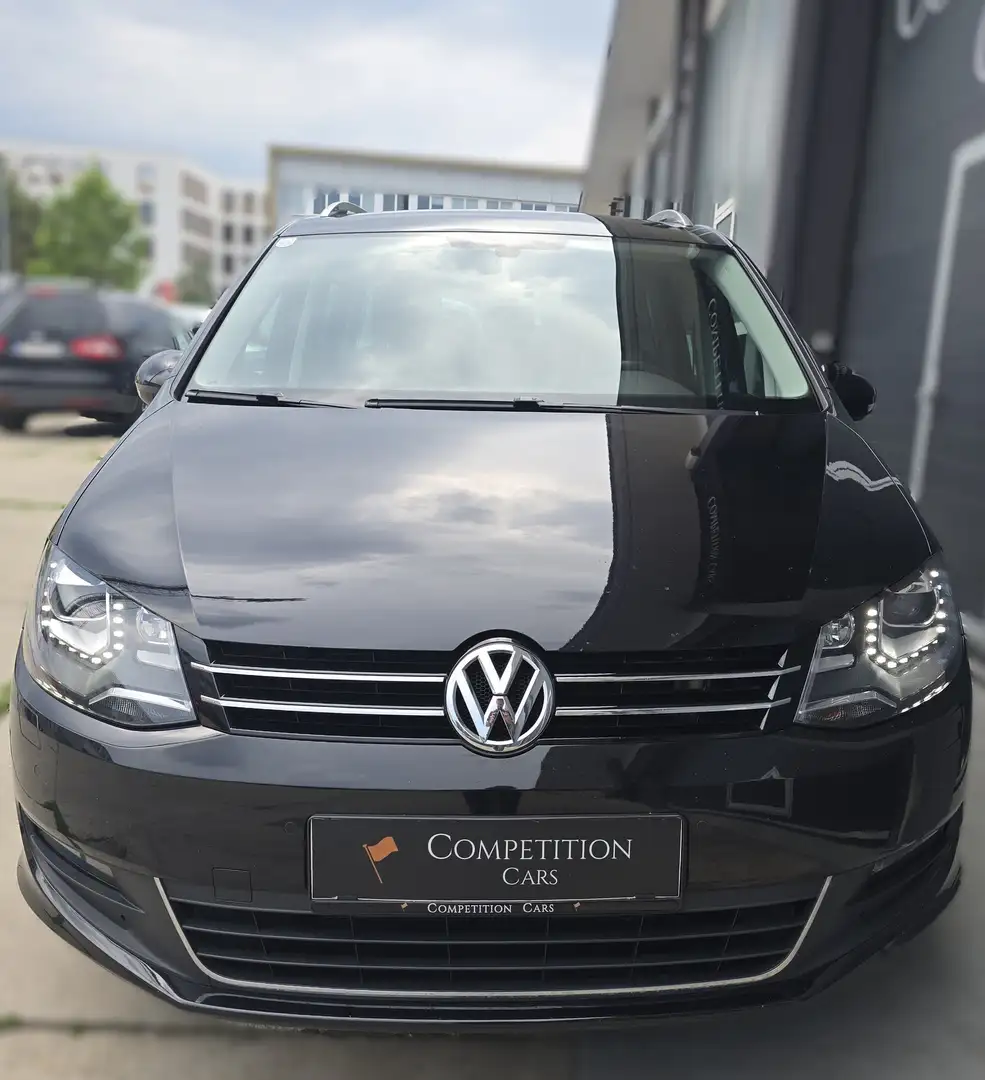 Volkswagen Sharan 2.0 DSG, 7 SITZER, 1.BESITZ, ZAHNRIEMEN NEU, XENON Negru - 2