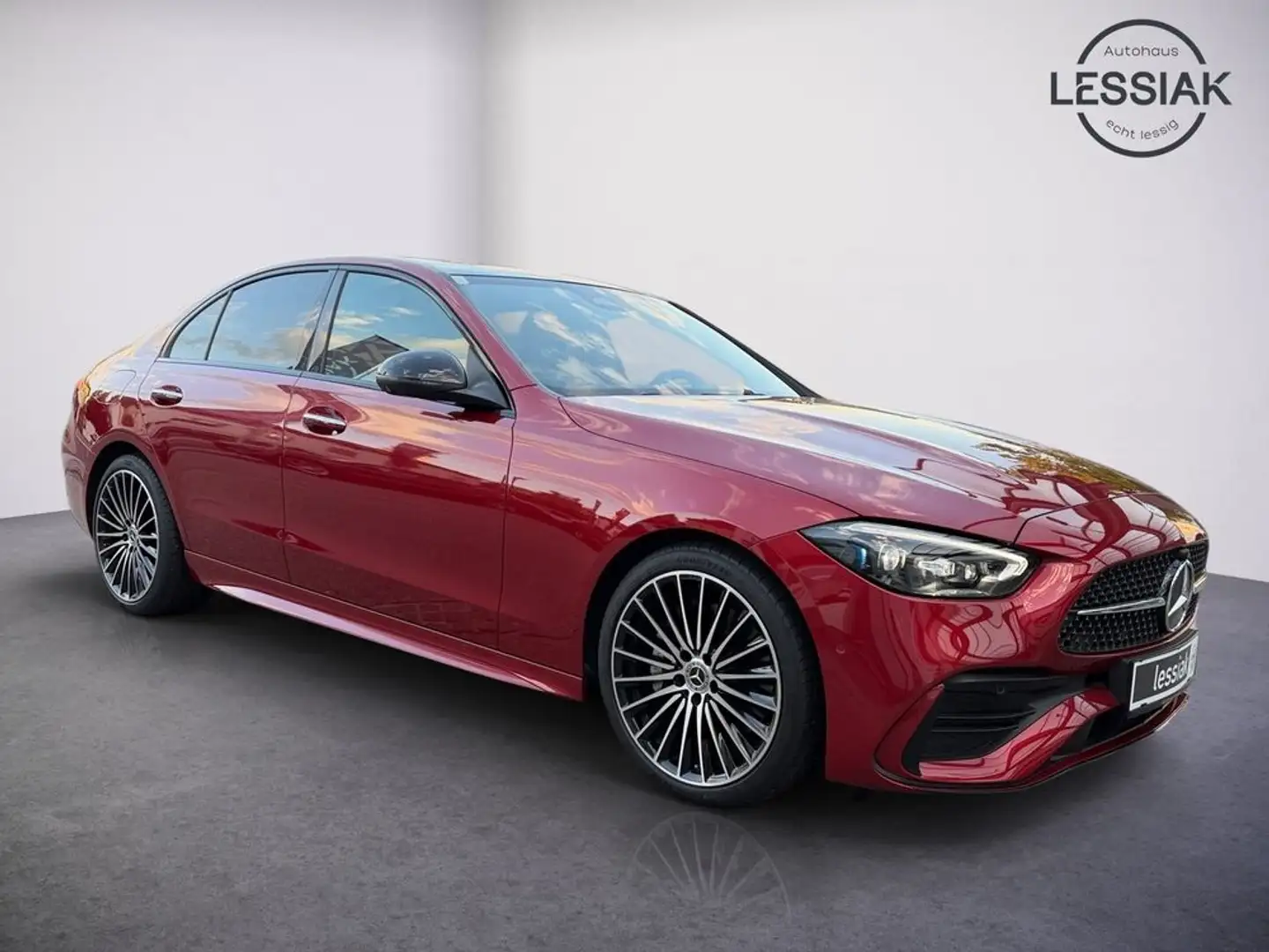 Mercedes-Benz C 300 d 4M | AMG | Pano | HUD usw. Rot - 2