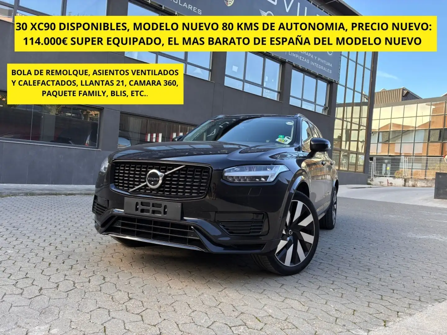 Volvo XC90 T8 Plus Dark AWD Aut. Negro - 1