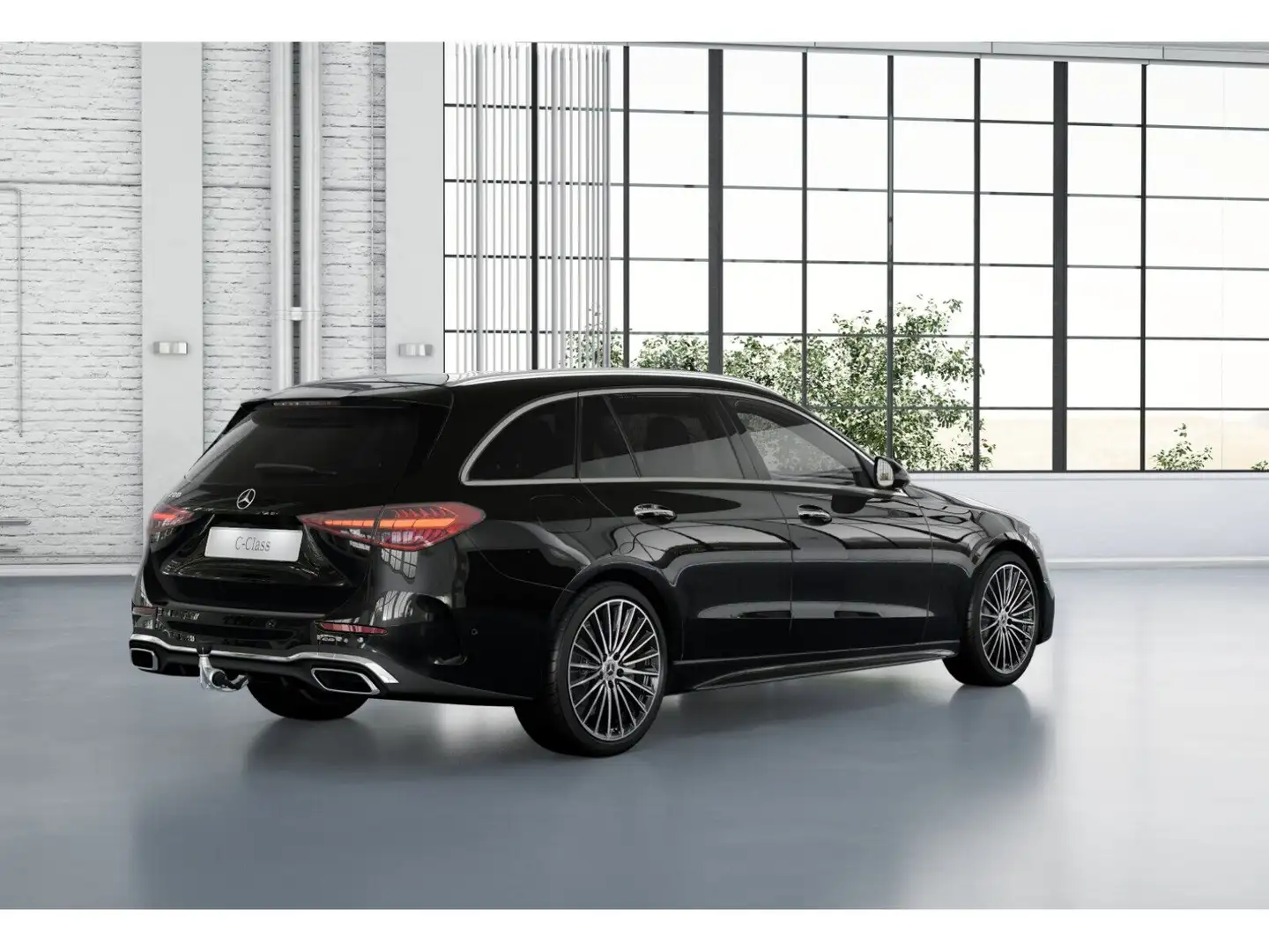 Mercedes-Benz C 200 T #AMG #PANO #DIGITAL LIGHT #AHK #KEYLESS Schwarz - 2