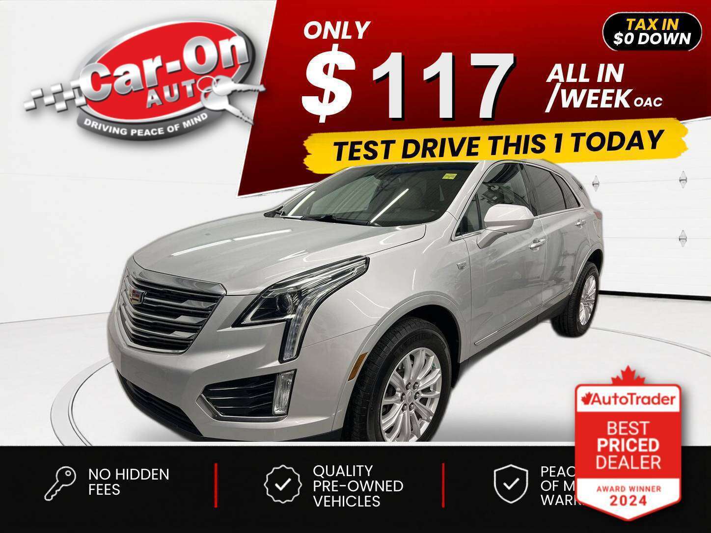Gray 2019 Cadillac XT5 AWD SUV / Crossover Four-Wheel Drive Automatic