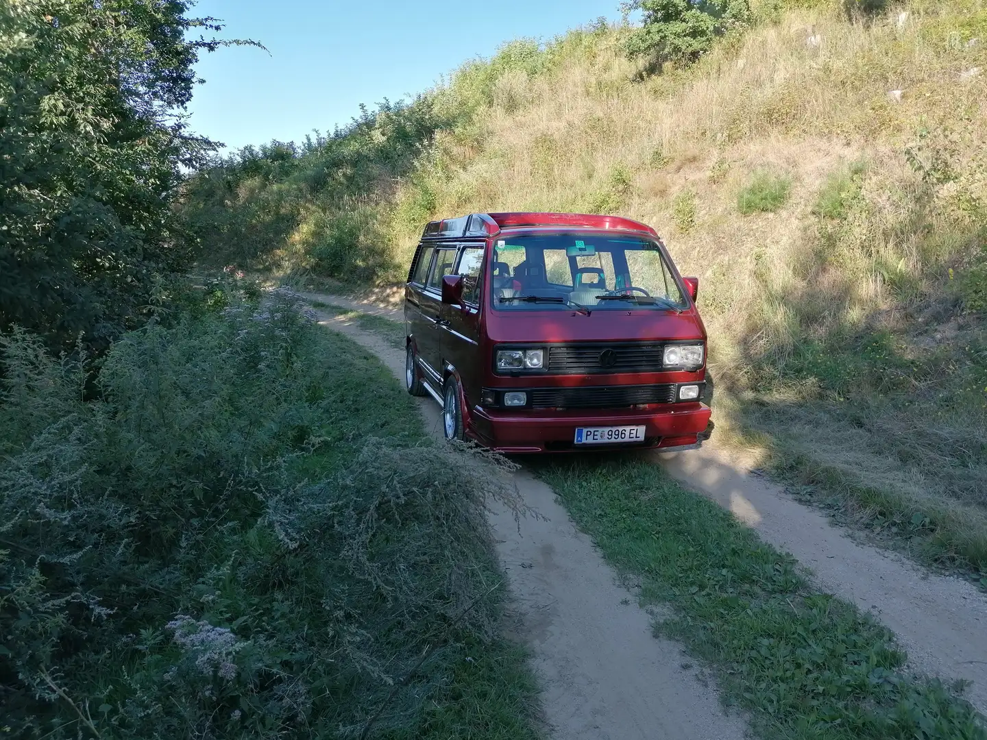 Volkswagen T3 Multivan 253 mit Aufstelldach Rouge - 1