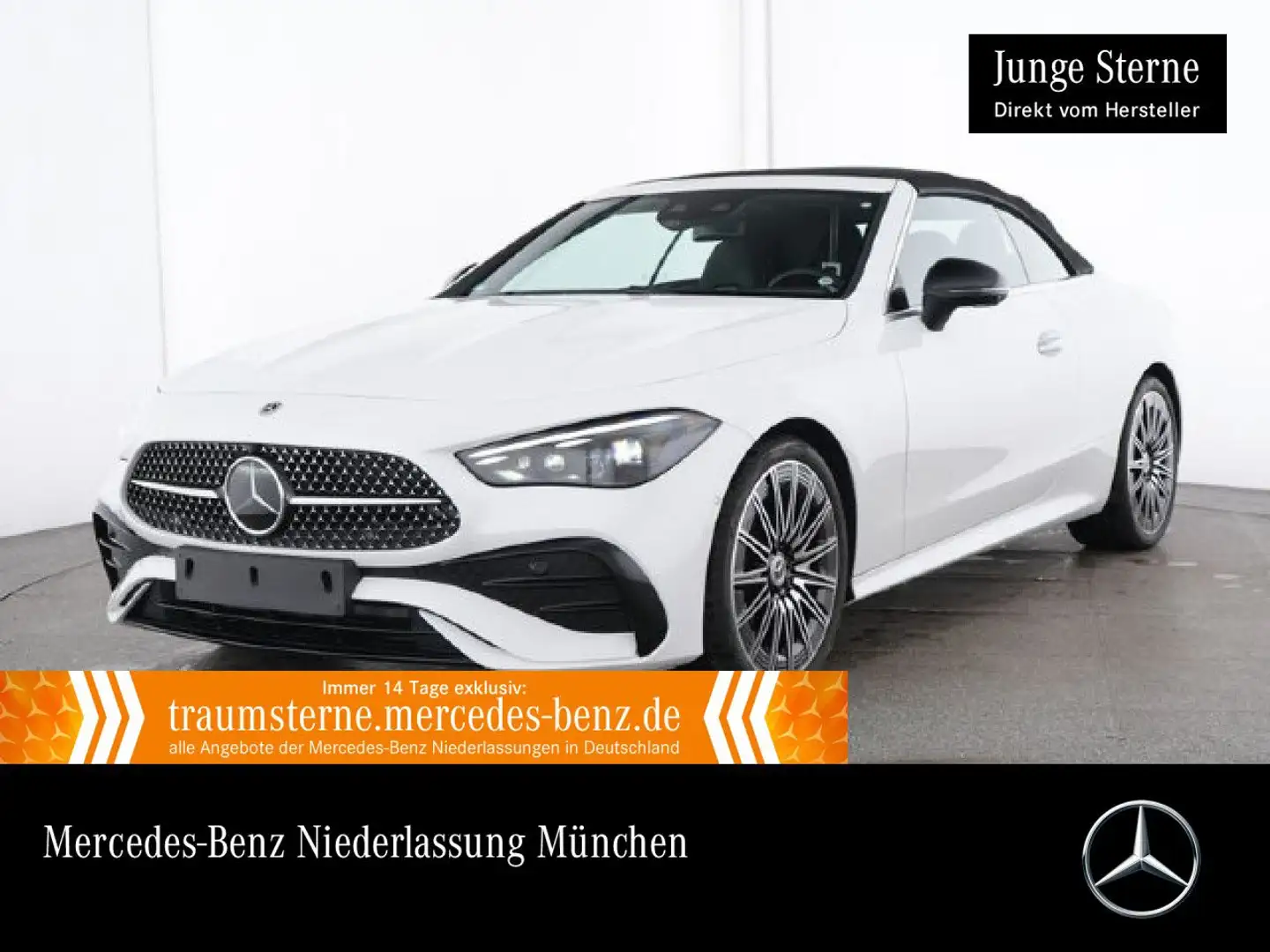 Mercedes-Benz CLE 450 4M AMG+NIGHT+360+AHK+STHZG+KEYLESS+9G Weiß - 1