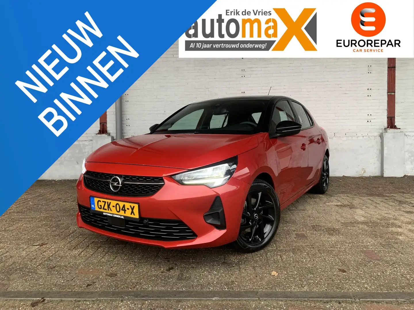 Opel Corsa 1.2 GS-Line |100PK!|Pano!|Carplay!| Rosso - 1