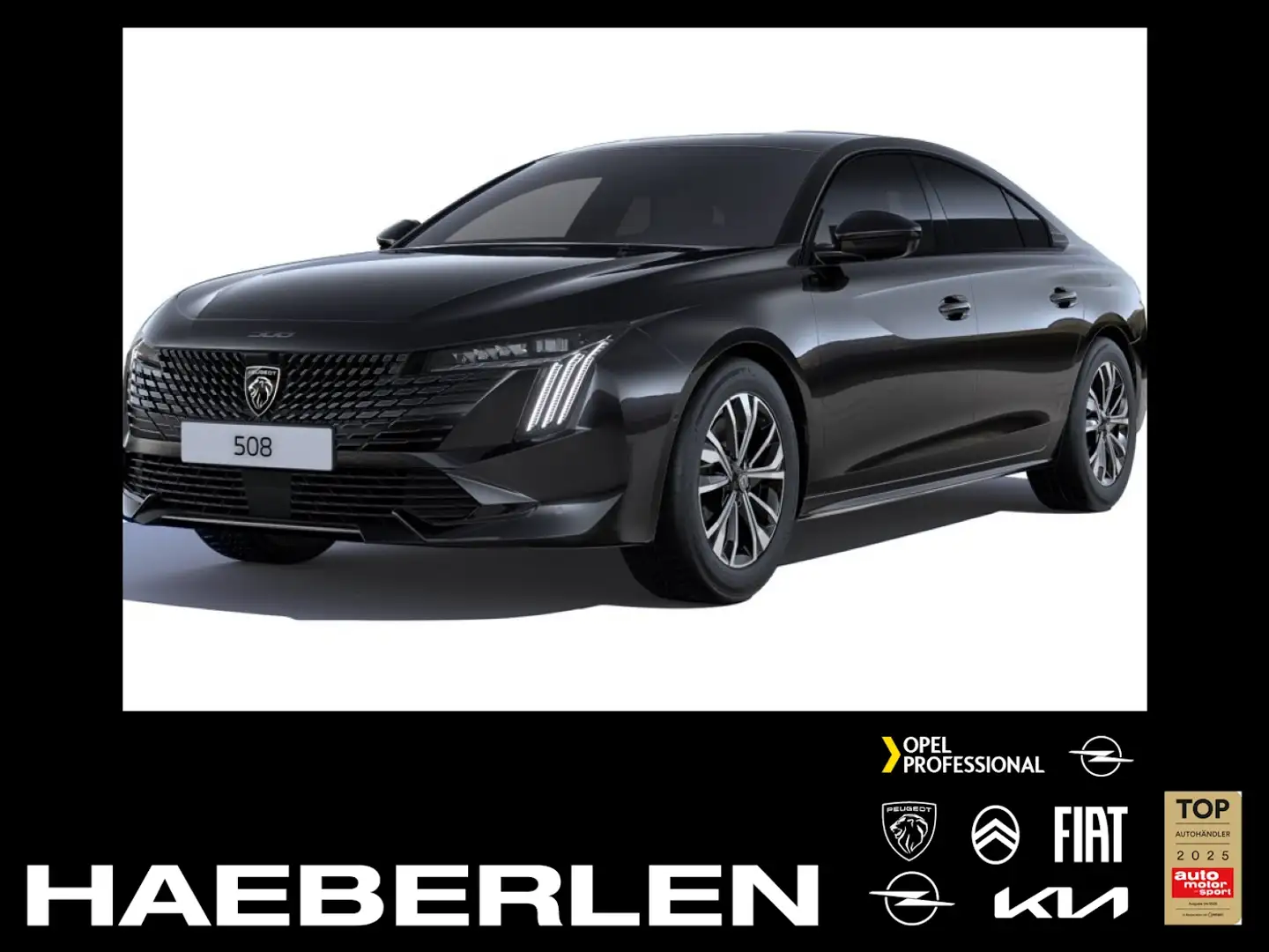 Peugeot 508 1.2 PureTech 130 GT *City-Notbremsfunktion* Schwarz - 1
