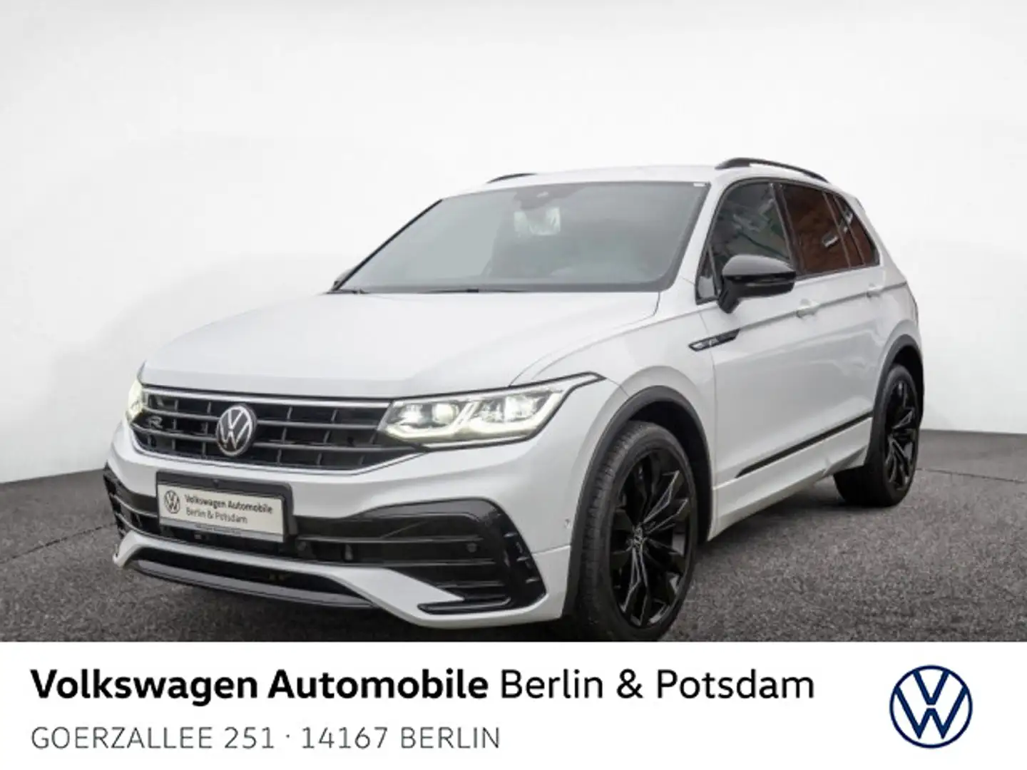 Volkswagen Tiguan 2.0 TDI DSG R-Line 4M Leder Navi AHK Weiß - 1