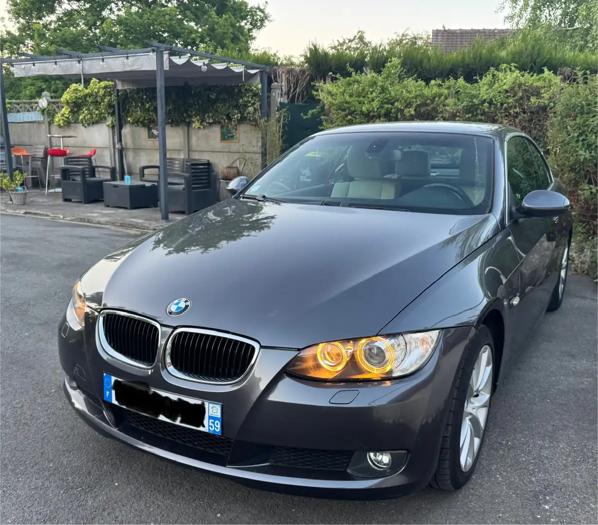 BMW 320 Cabriolet 320d e93 Gris - 2
