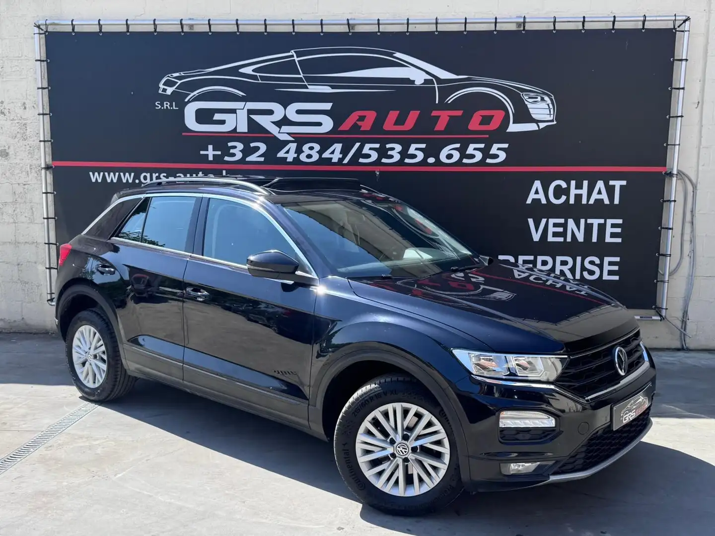 Volkswagen T-Roc 1.5 TSI 1ER PROP./TOIT PNAO./CARNET/GARANTIE 1 AN Noir - 1