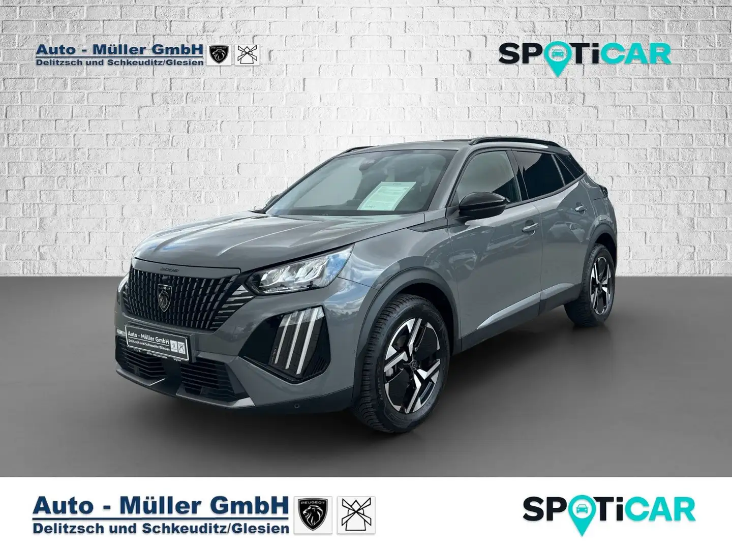 Peugeot 2008 PureTech 130 Allure EAT8/Navi/Keyless/LED Gris - 1