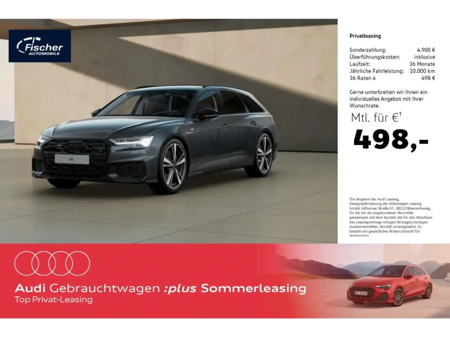 Audi A6 Avant 55 TFSI e qu. S line AHK/P-DacH/21''/B&O Grau - 1