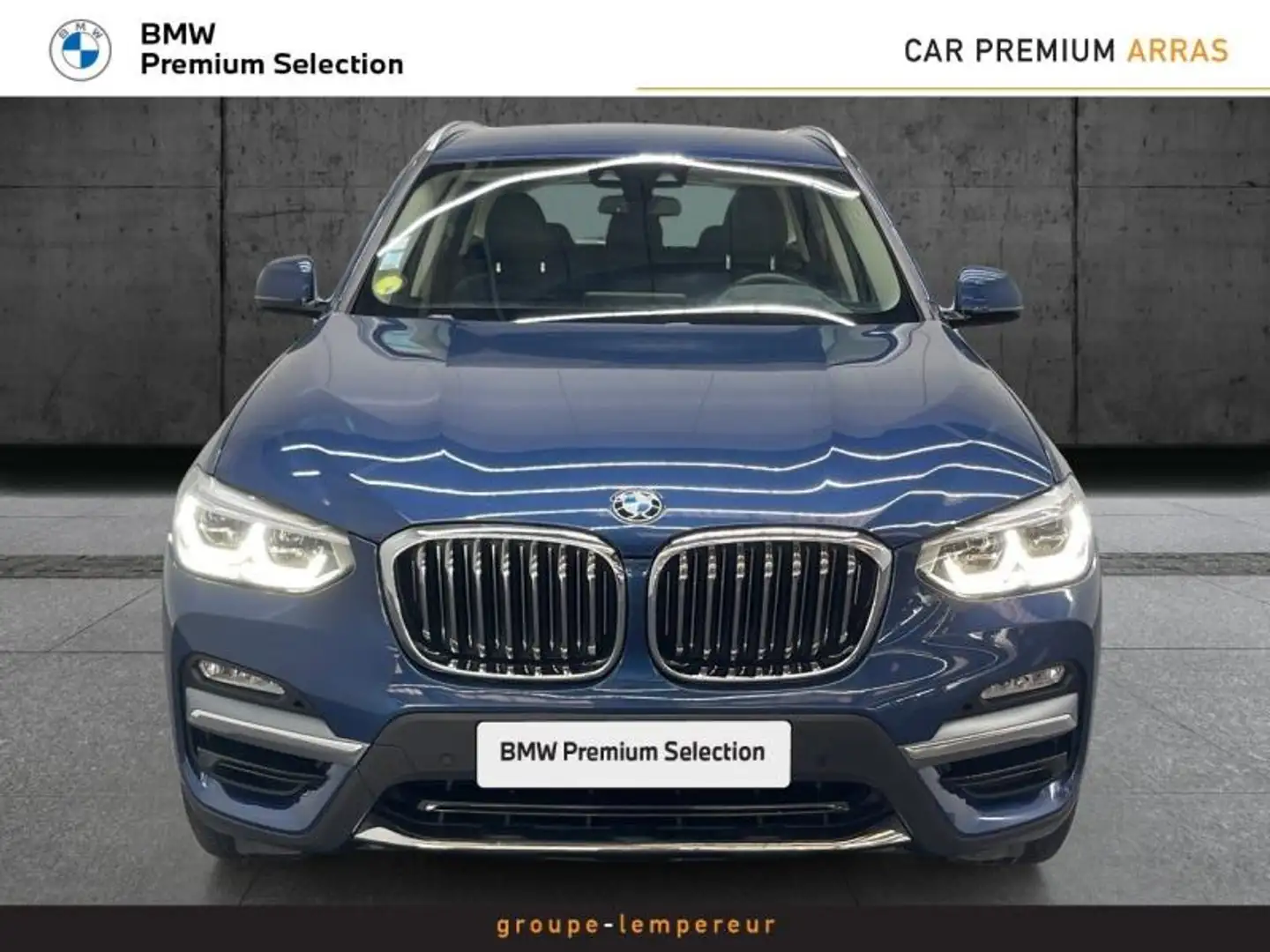 BMW X3 sDrive18dA 150ch  Luxury Bleu - 2