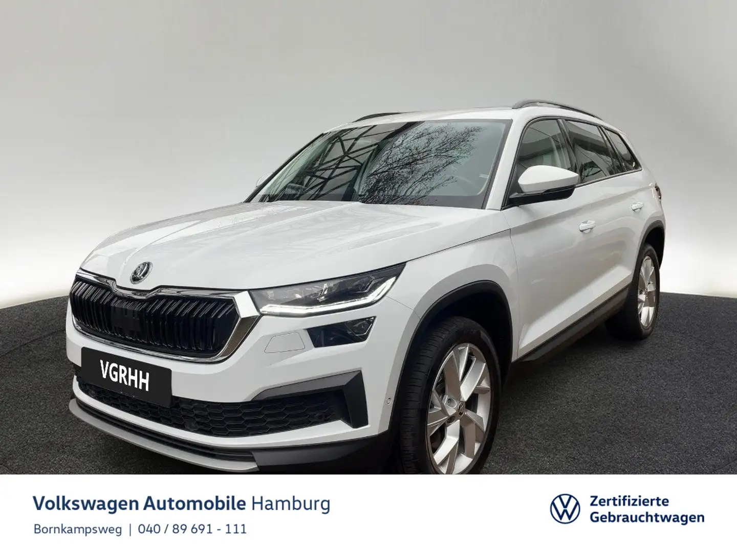 Skoda Kodiaq 2.0 TDI Tour DSG LED Navi Panorama Weiß - 1