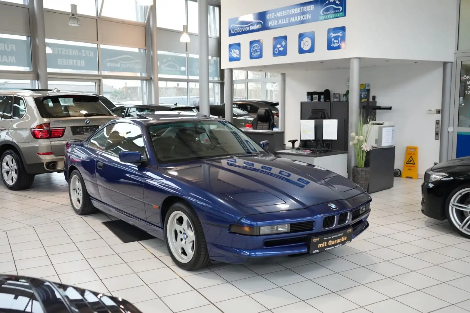 BMW 850 Ci Auto *1.Hand *BMW-Sh.-gepfl.*H-Kennzeichen Azul - 2