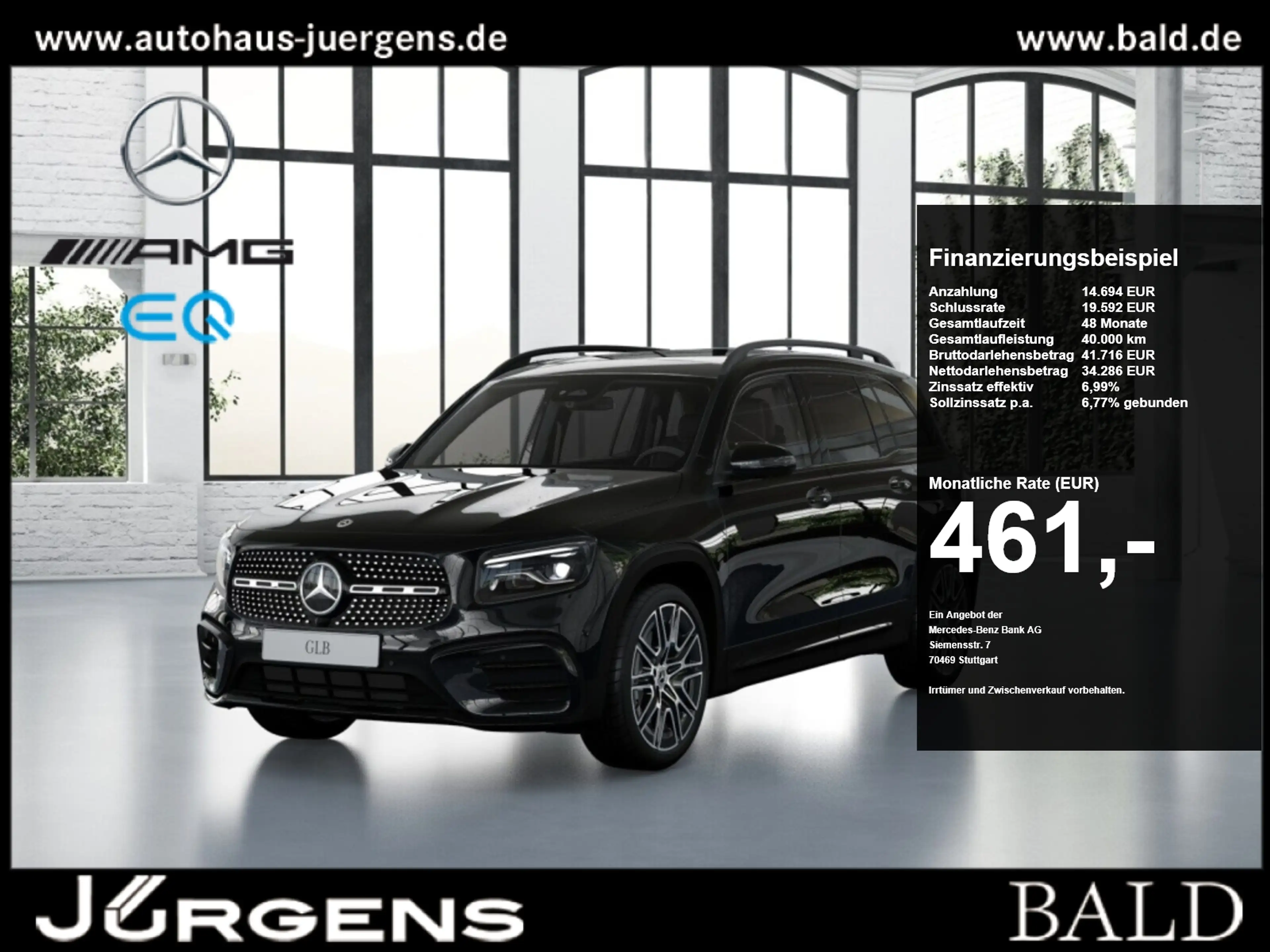 Mercedes-Benz GLB 250 4M AMG-Sport/Pano/AHK/360/7Sitze/MBeam