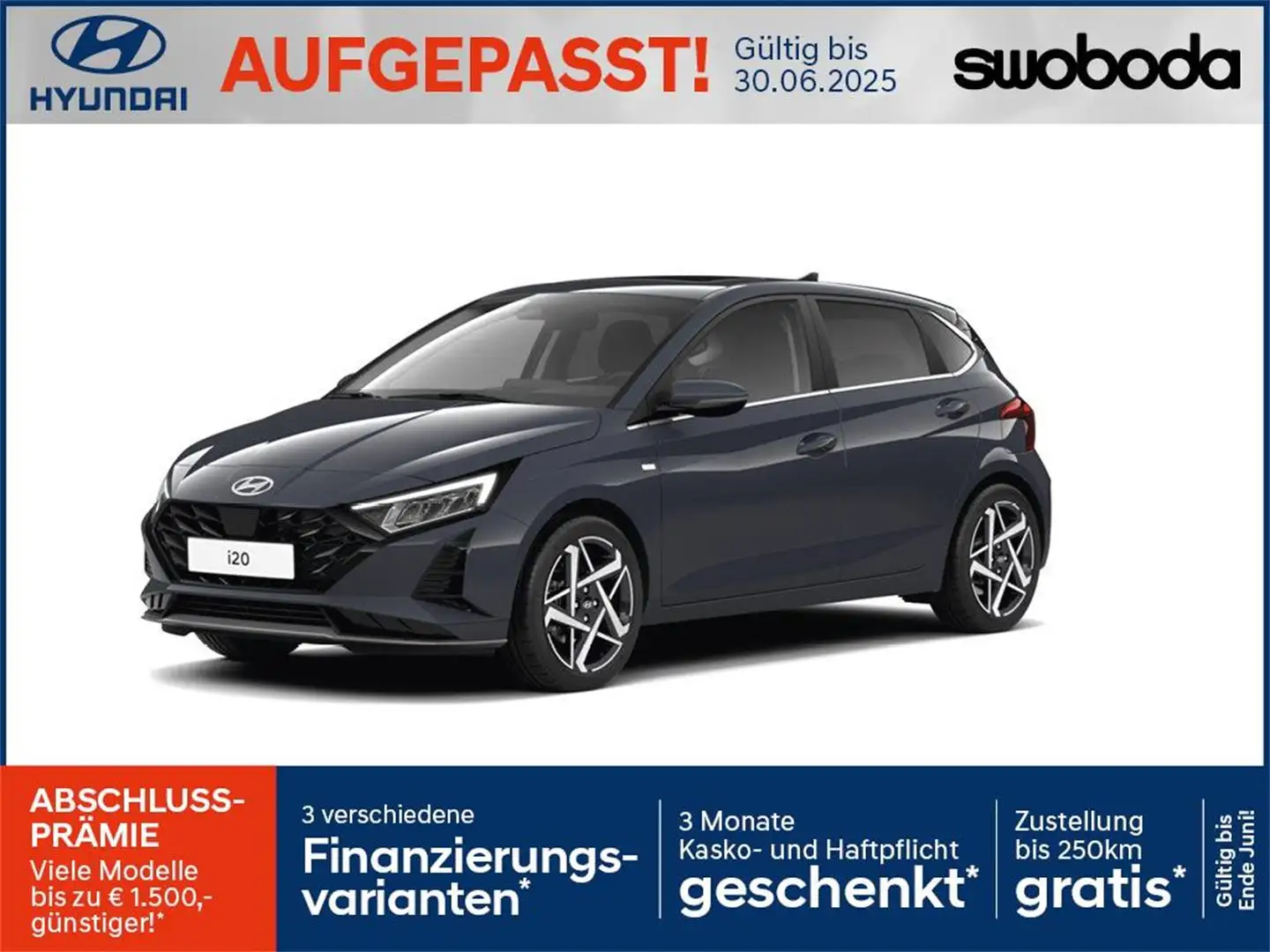 Hyundai i20 (BC3) GO 1.2 MPI b5bg1-O3 Grau - 1