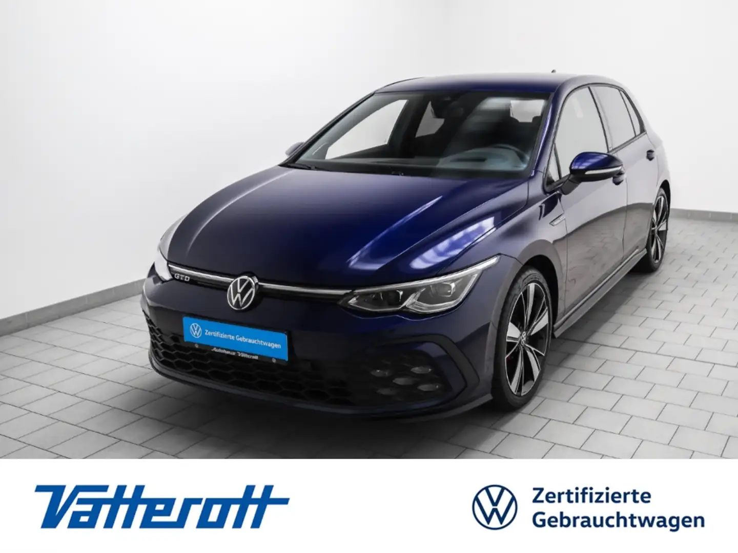 Volkswagen Golf GTD DSG AHK HuD Navi Kamera Blau - 1