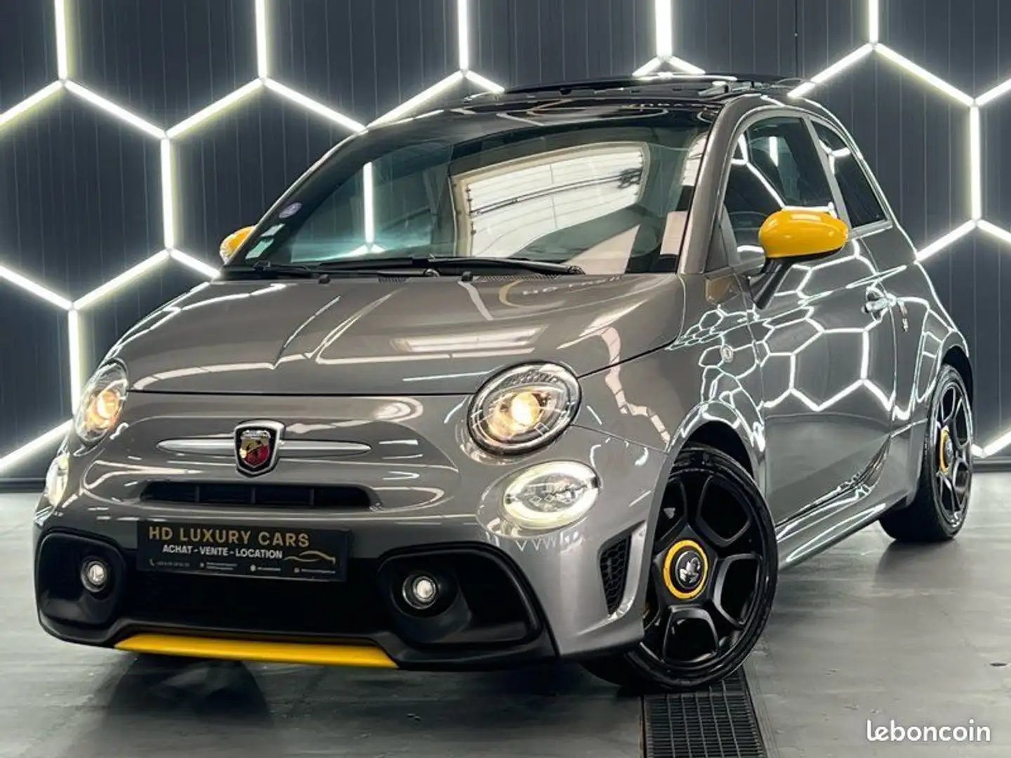 Abarth 500 Fiat 1.4 Turbo T-Jet 160 ch Gris - 2