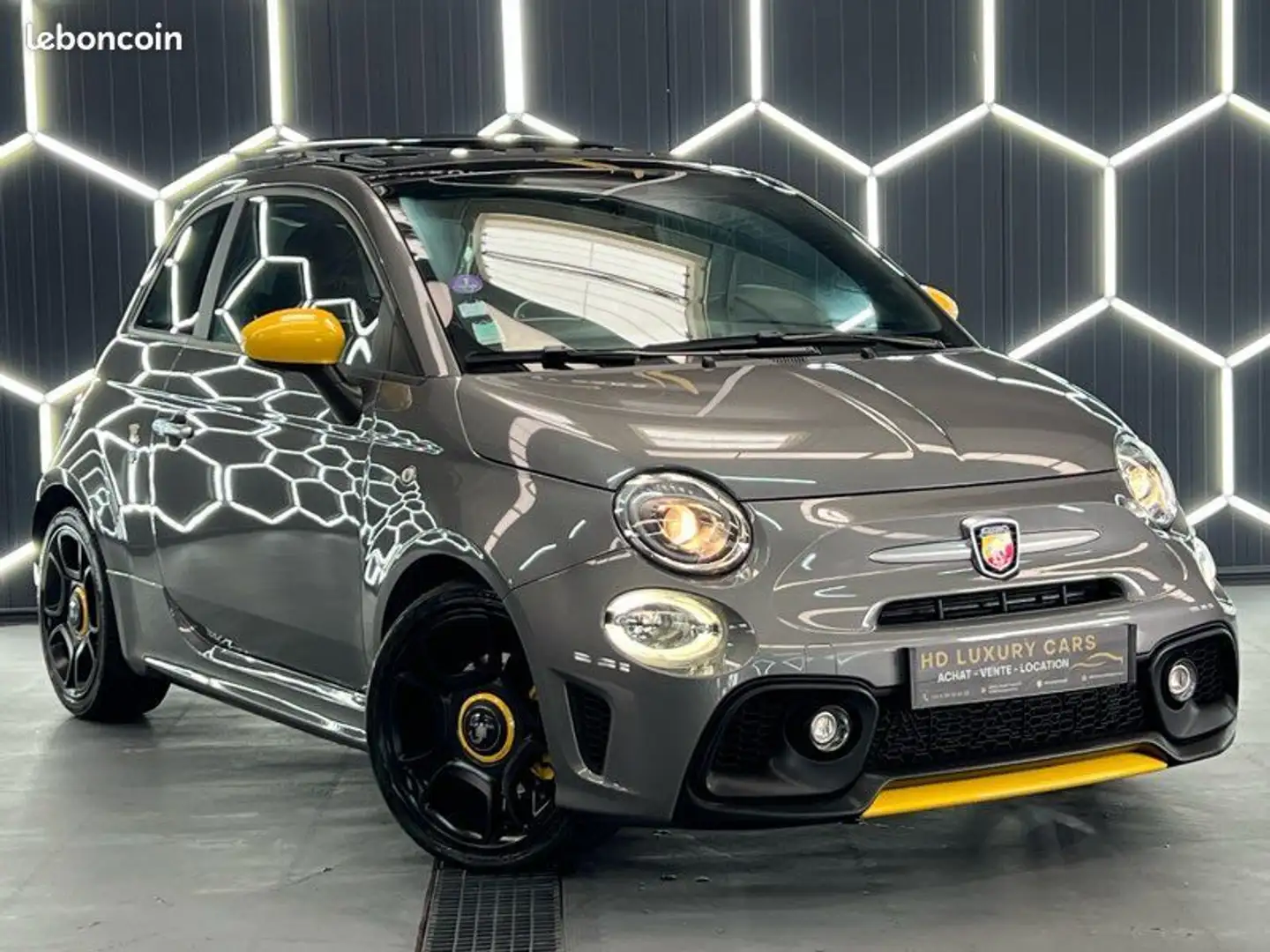 Abarth 500 Fiat 1.4 Turbo T-Jet 160 ch Gris - 1
