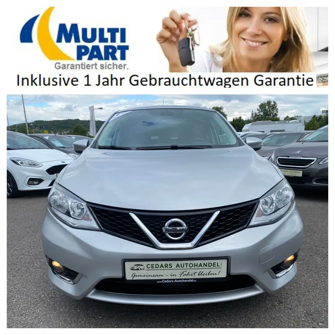 Nissan Pulsar 1.2 16V Aut. Acenta Navi Kamera KeylessGo Tempomat Argent - 2