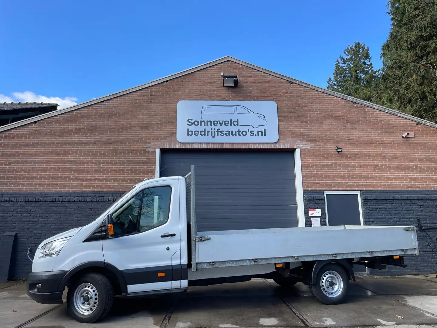 Ford Transit 350 2.2 TDCI L4 Open laadbak 4,2mtr. Wit - 2