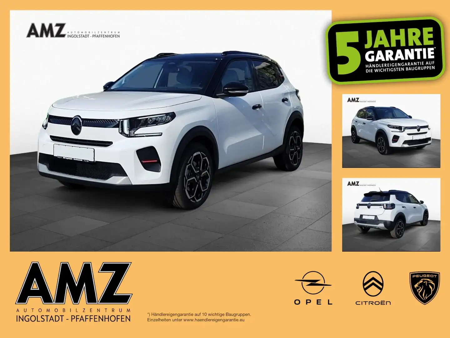 Citroen C3 MAX 101PS Schalter Klimaauto. KAM PDC NAVI Weiß - 1