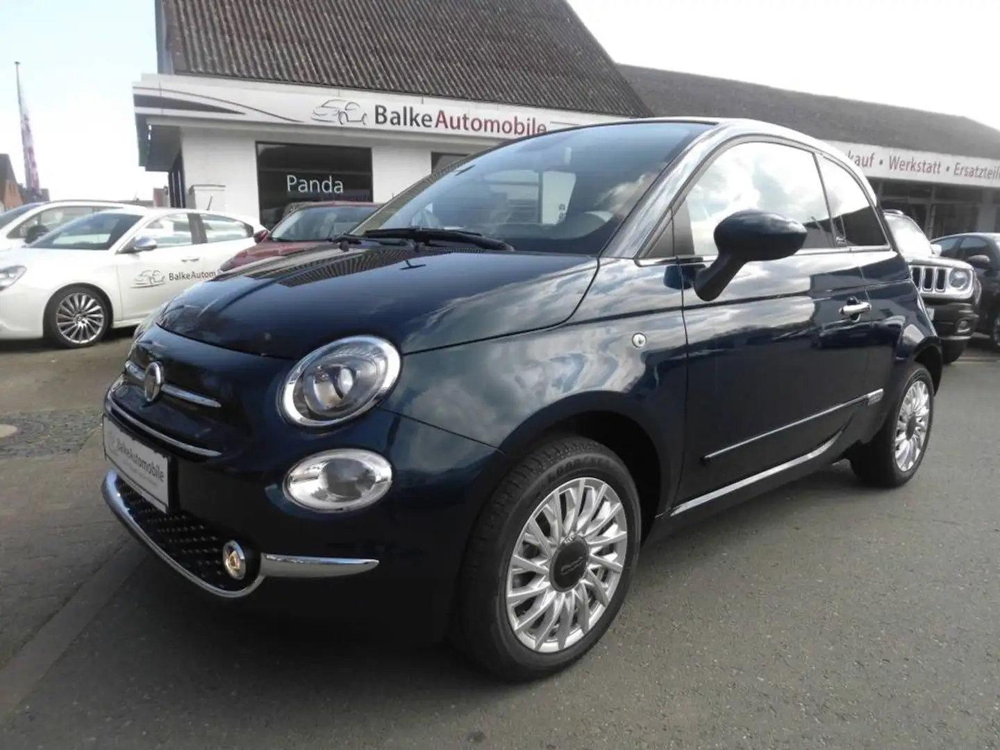 Fiat 500C Cabrio 1.2 Lounge *CarPlay*City-,Komfort-& Loungep Blauw - 2