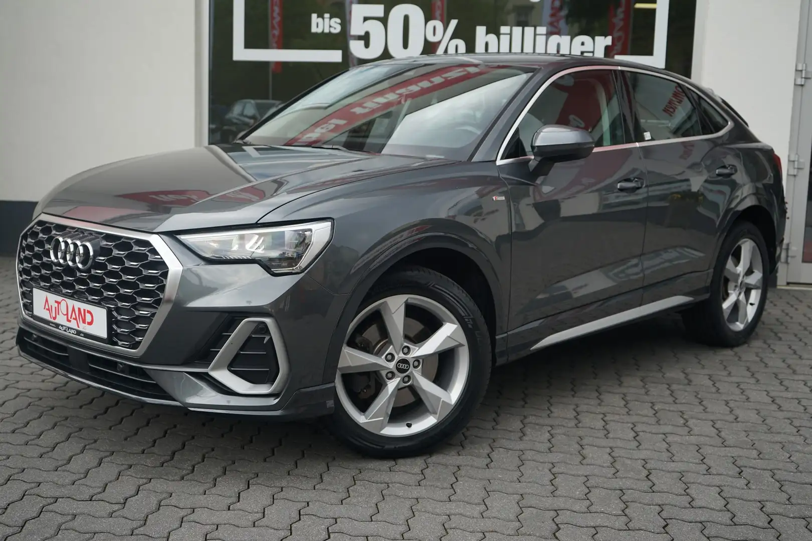 Audi Q3 Sportback 40 TDI quattro S line LED Navi ACC Gris - 2